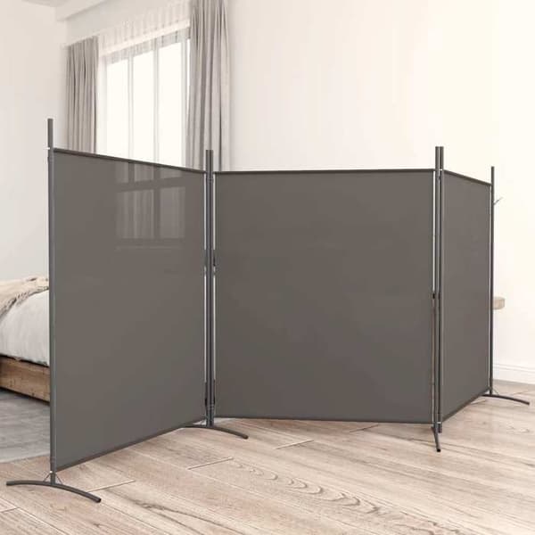 Maison Exclusive - Skillevæg 3 paneler Antracit 525x180 cm Stof