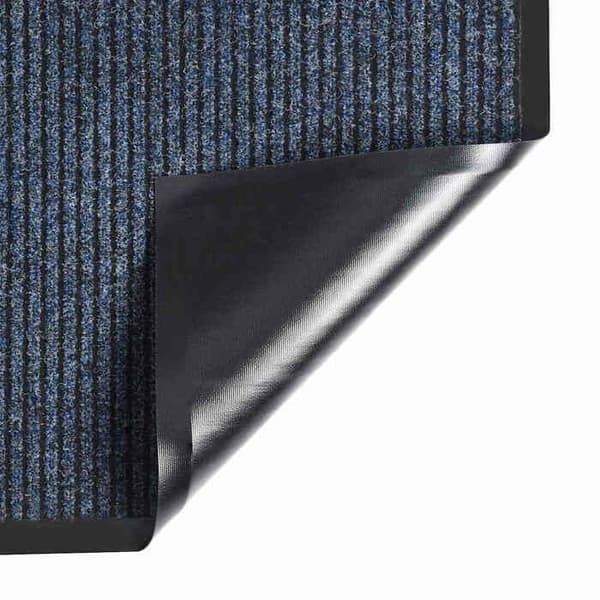 Maison Exclusive - Stribet dørmåtte Blå 40x60 cm Blå