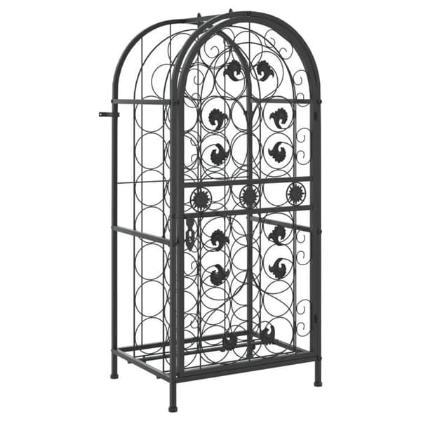 Maison Exclusive - Pulloteline 33 pullolle musta 45x36x100 cm takorautaa