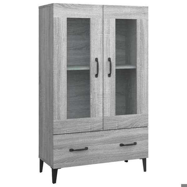Maison Exclusive - Buffé Sonoma grå 70x31x115 cm Ingenjörsträ