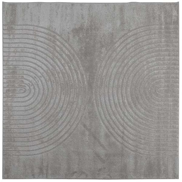 Maison Exclusive - Inomhusmatta GALATI Grå 240 x 240 cm Polyester