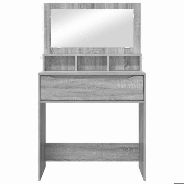 Maison Exclusive - Sminkbord för sovrum Grå Sonoma Ingenjörsträ Gris Sonoma