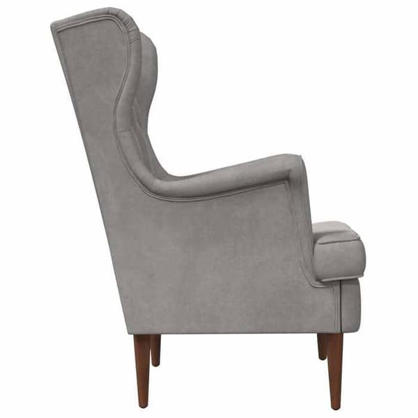 Maison Exclusive - Lysegrå Velour Stol