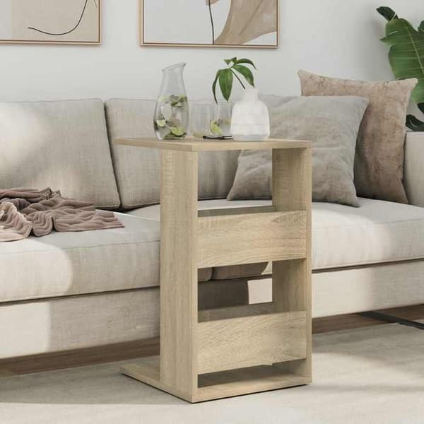 Maison Exclusive - Sidobord Ek Sonoma 40 x 35 x 60,5 cm