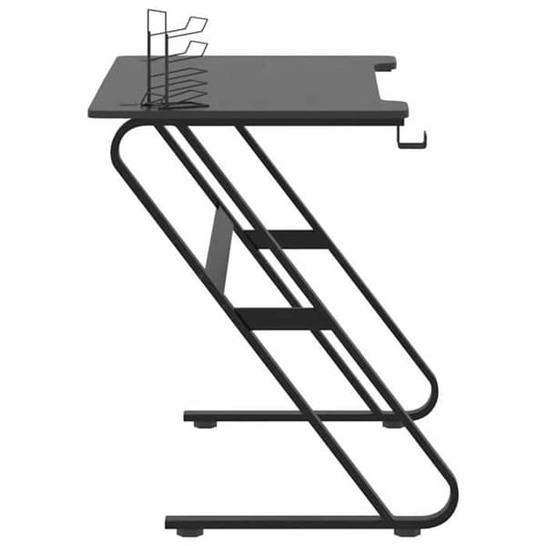 Maison Exclusive - Spilbord med ZZ-formede ben Sort 110x60x75 cm Svart