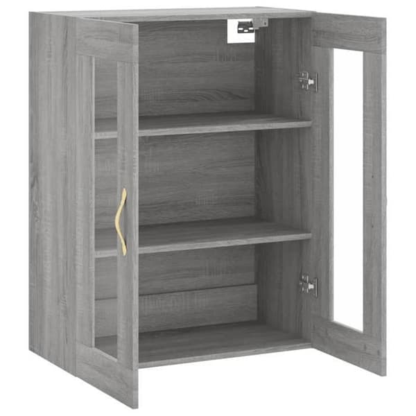 Maison Exclusive - Sonoma harmaa seinäkaappi 69,5x34x90 cm
