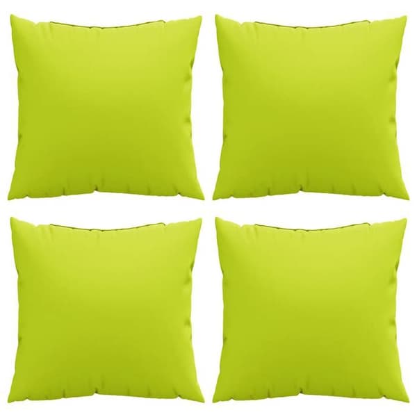 Maison Exclusive - Sofa puder 4 stk lys grøn 60x60 cm i stof