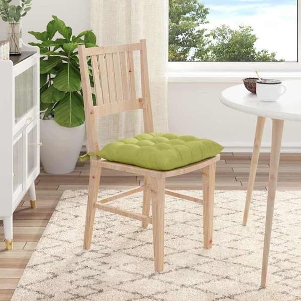 Sittkuddar - EXKLUSIVT HEM - 4-pack - Ljusgrön - 40x40x6 cm - Polyesterfyllning Ljusgrön