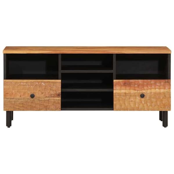 Maison Exclusive - TV-møbel 100x33x46 cm i solid akacietræ