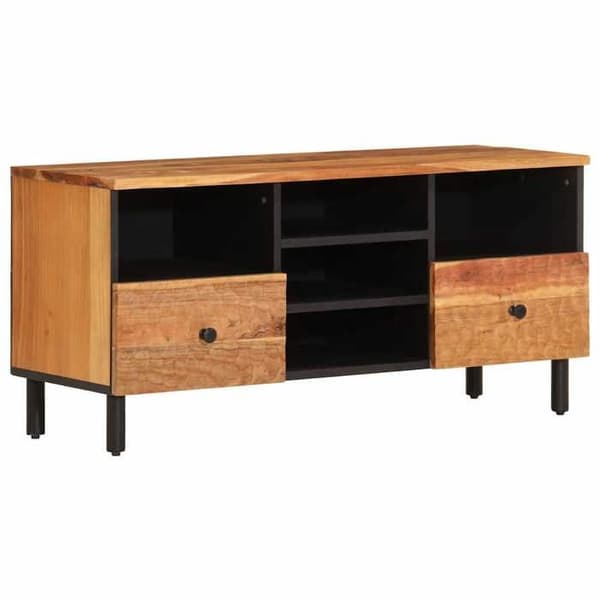 Maison Exclusive - TV-møbel 100x33x46 cm i solid akacietræ