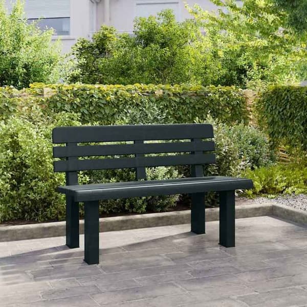 Maison Exclusive - Vihreä puutarhapenkki 110x52x71 cm polypropeeni