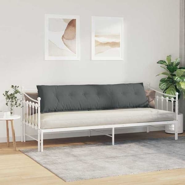 Maison Exclusive - Mørkegrå rygpude 200 x 19 x 50 cm stof