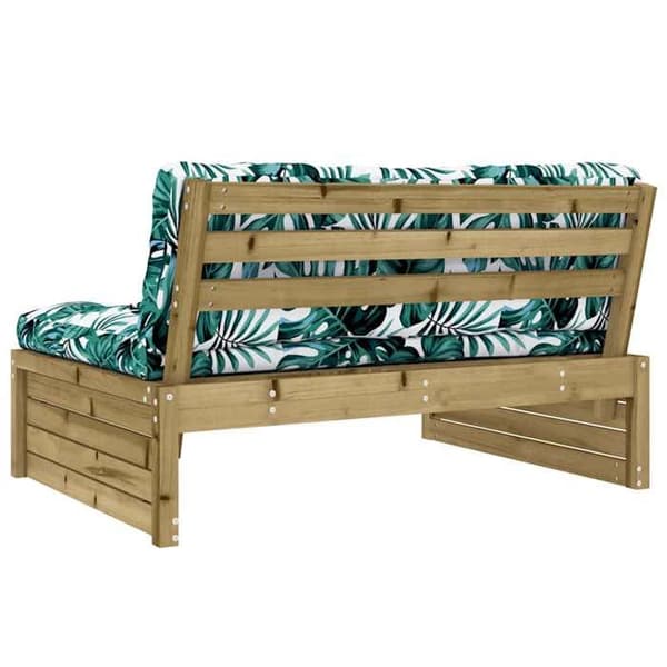 Maison Exclusive - Central soffa 120x80 cm impregnerad furu