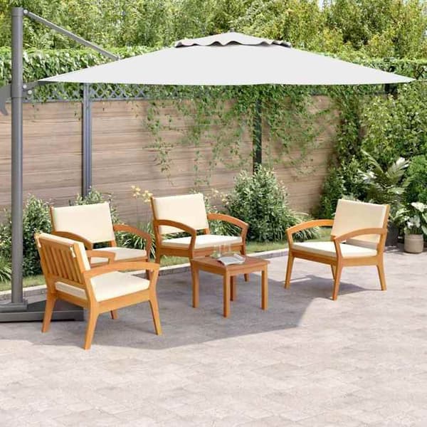 Maison Exclusive - Bistroset 5 delar Brun Polyester