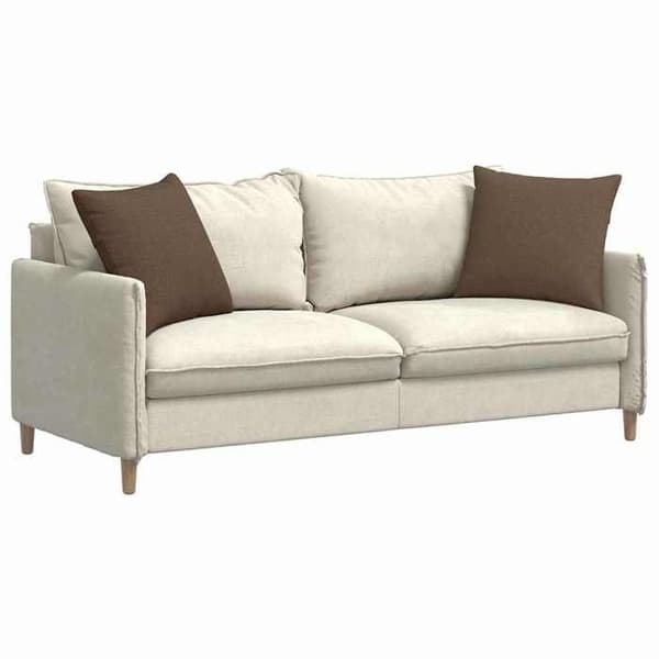 Maison Exclusive - Soffkuddar 2 st tyg Brun 50 x 50 cm brun