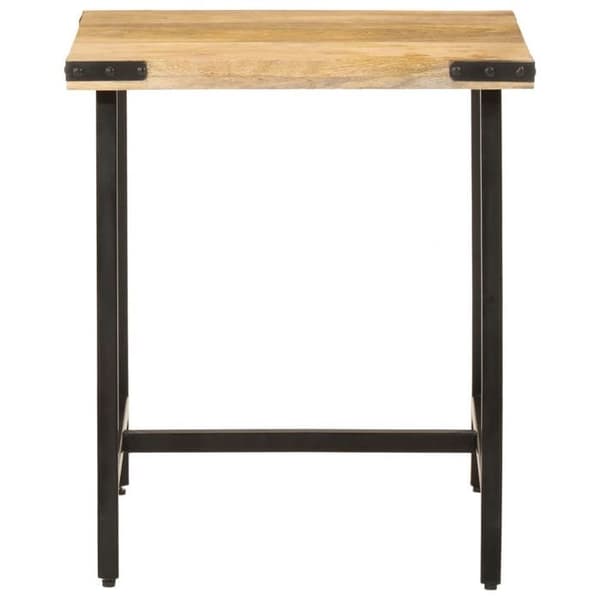 Maison Exclusive - Sidebord 45x45x50 cm massiv mangotræ og jern