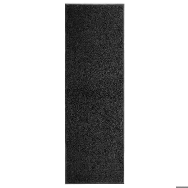 Maison Exclusive - Vaskbar dørmåtte Sort 60x180 cm