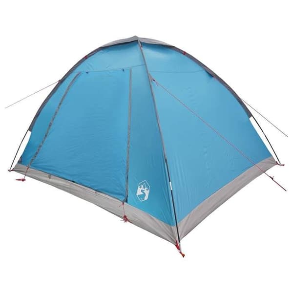 Maison Exclusive - Campingtelt til 4 personer Blå Polyester og Stål