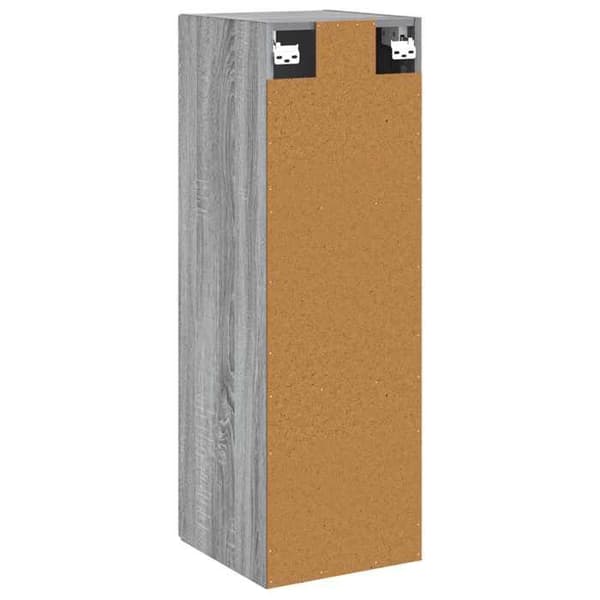 Maison Exclusive - Väggmonterat badrumsskåp Sonoma grå 33 x 34,5 x 100 cm