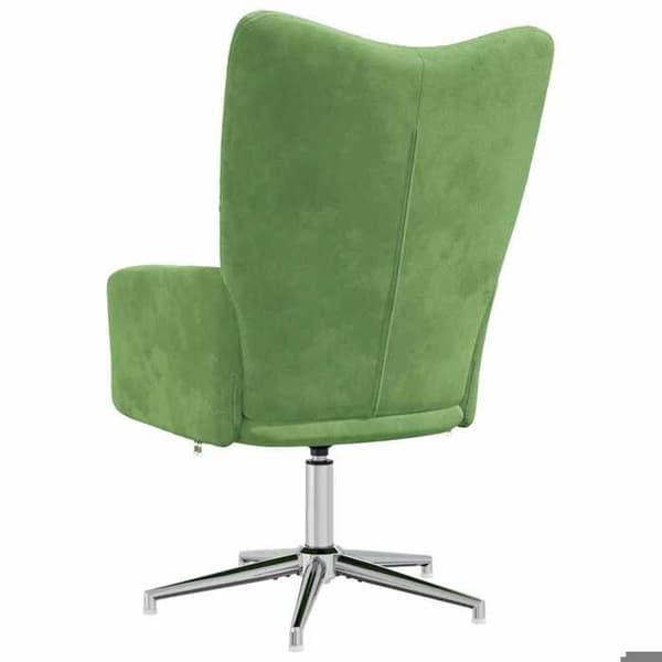 Maison Exclusive - Lys grøn velour afslapningsstol