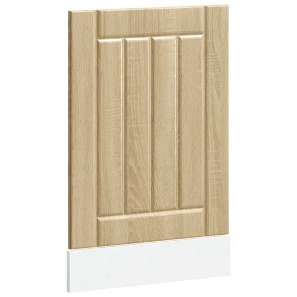 Maison Exclusive - Diskmaskinpanel Lucca ek sonoma ingenjörsträ Sonoma ek