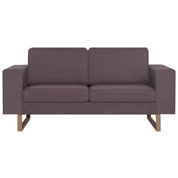 2-personers sofa i taupe stof75 [cm] Mol