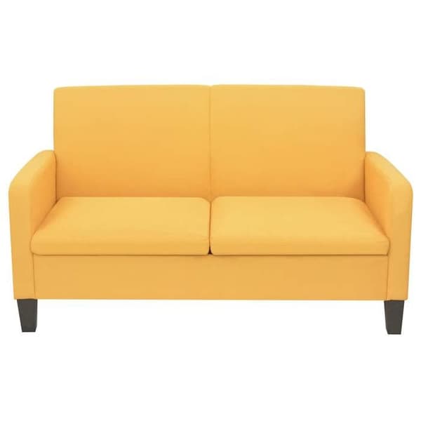 Maison Exclusive - Soffa 2-sits 244721 cm gul gul