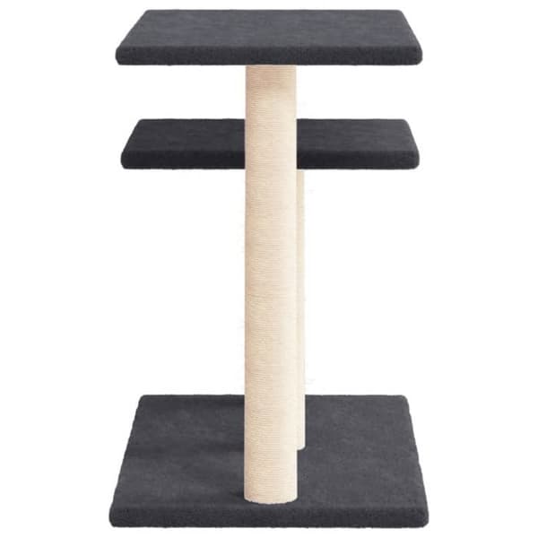 Maison Exclusive - Katte træer med mørkegrå platforme 62,5 cm mörkgrå