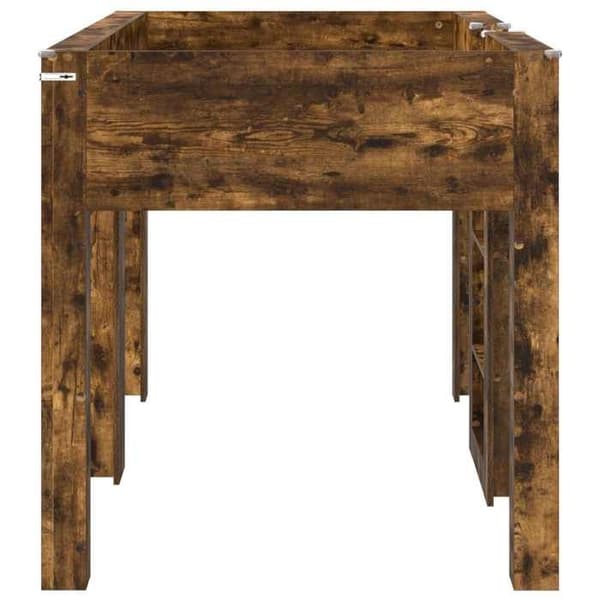 Maison Exclusive - Våningssäng för Barn Rökt Ek 100 x 200 cm