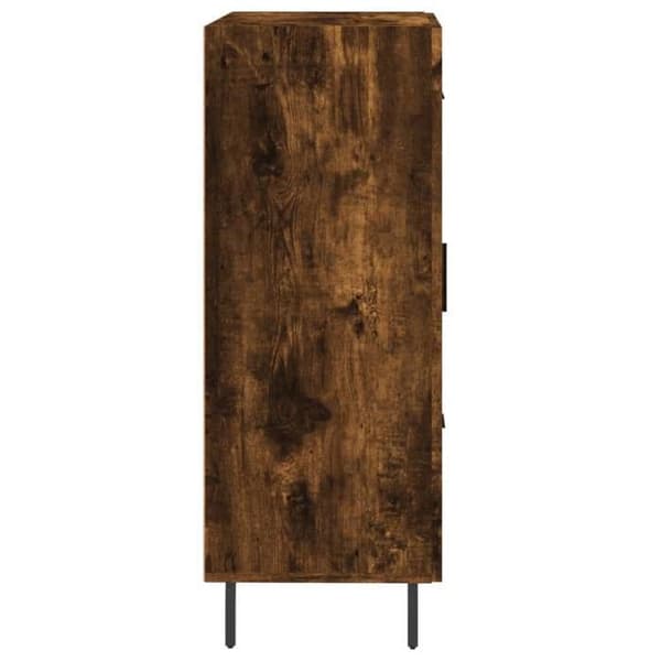 Maison Exclusive - Buffé i rökig ek 69,5x34x90 cm ingenjörsträ