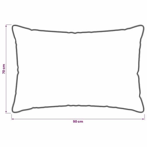 Kudde - EXKLUSIV HEM - Hela året - 70 x 90 cm - Kapok & polyester - Certifierad OEKO-TEX beige