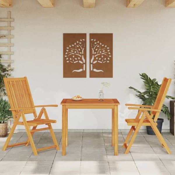 Maison Exclusive - Puutarhakalustesarja 2 hengelle