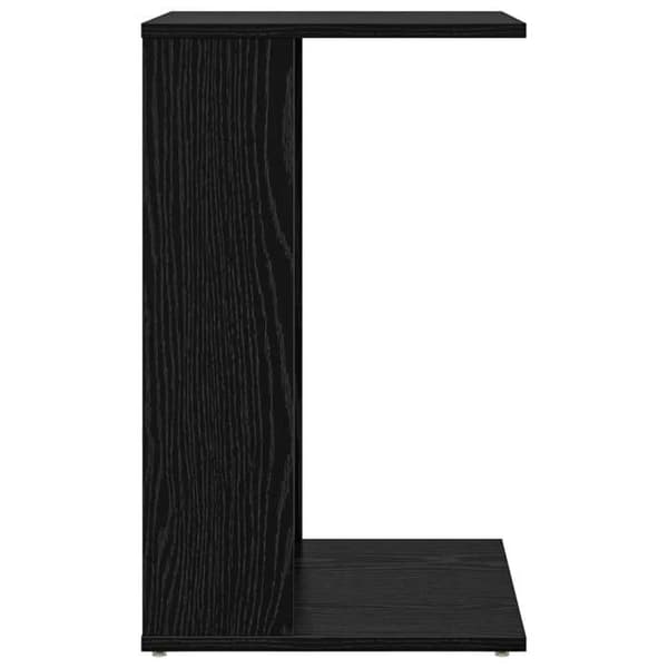 Sidebord - MAISON EXCLUSIVE - 40 x 38 x 62,5 cm - Sort eg - Ingeniørtræ - Rektangulær svart ek