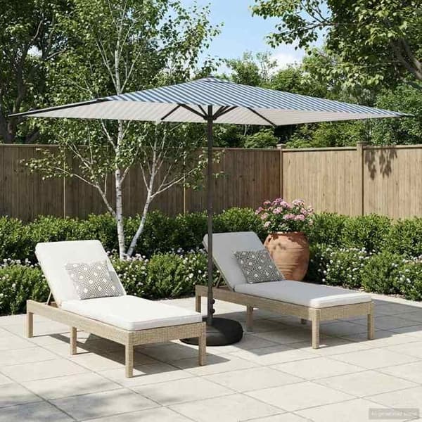 Maison Exclusive - Haveparasol med base 200 x 300 cm Polyester