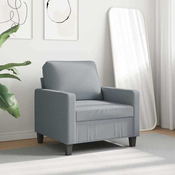 Maison Exclusive - Lys grå stol 60 cm Stof