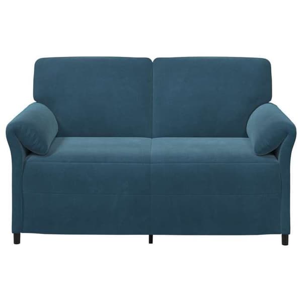 Maison Exclusive - Sofa 2 pladser Blå Velour