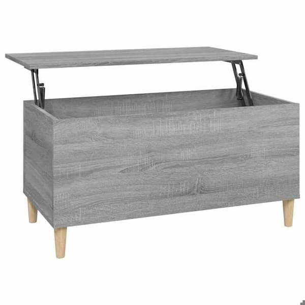 Maison Exclusive - Soffbord Sonoma grå 90x44,5x45 cm Ingenjörsträ