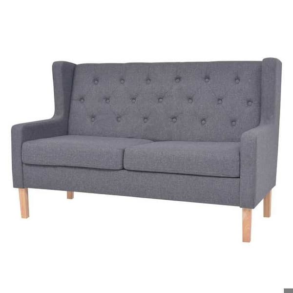 Maison Exclusive - Sæt af 2 grå stofsofaer grå