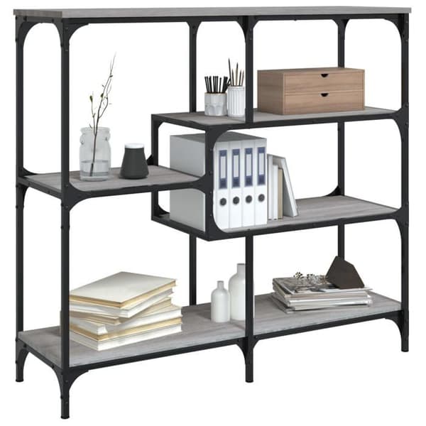 Maison Exclusive - Consolebord sonoma grå 103x32x95 cm ingeniørtræ