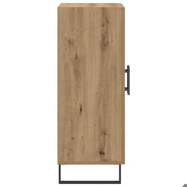 Maison Exclusive - Buffet i håndlavet egetræ 69,5x34x90 cm i ingeniørtræ