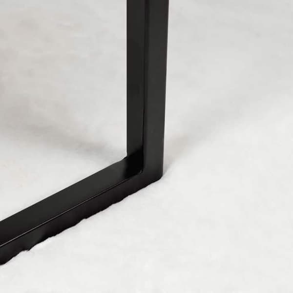 Matto - MAISON EXCLUSIVE - OLITE - Tekokarva polyesteri - Liukumaton - 80 x 250 cm Vit