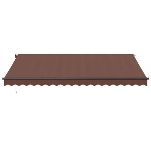 Maison Exclusive - Manuell retraktabel markis brun 450x350 cm