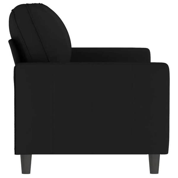 Maison Exclusive - Musta 2-paikkainen sohva 140 cm Sametti