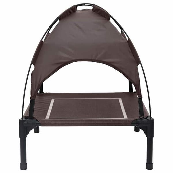 Maison Exclusive - Koiran sänky 71 x 64 x 71 cm Teräs Ruskea