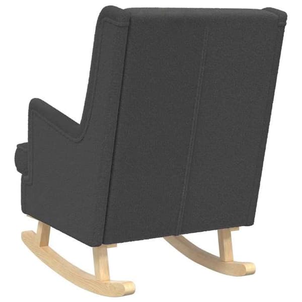 Maison Exclusive - Tummanharmaa keinutuoli 62 x 80 x 85 cm Bouclé