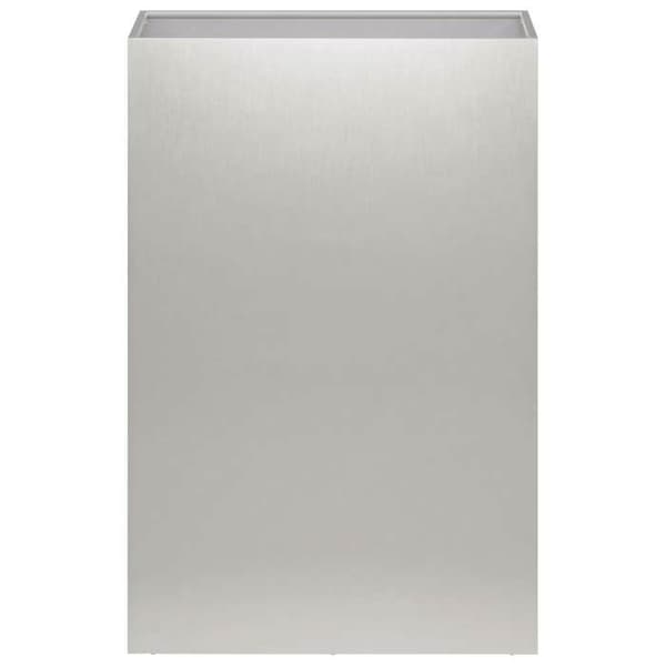 Maison Exclusive - Trädgårdskrukor 2 st Silver 40 x 30 x 75 cm
