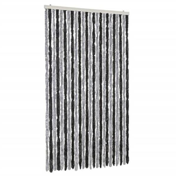 Maison Exclusive - Harmaa ja musta hyttysverkko 100x230 cm chenille