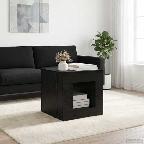 Maison Exclusive - Sofabord Egetræ 51,5 x 50 x 50 cm Ingeniørtræ