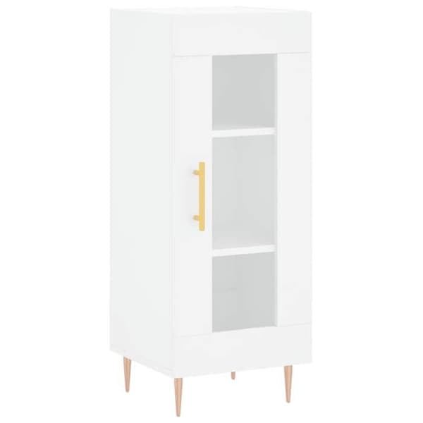 Maison Exclusive - Buffé hög Vit 34,5x34x180 cm Ingenjörsträ