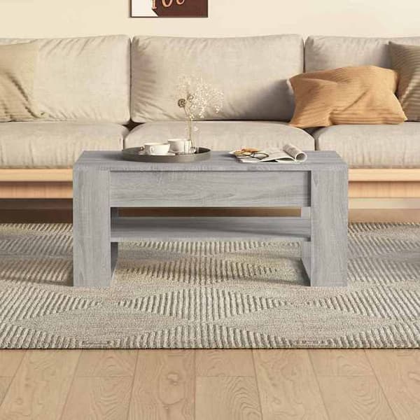 Maison Exclusive - Soffbord sonoma grå 102x55x45 cm ingenjörsträ sonoma grå